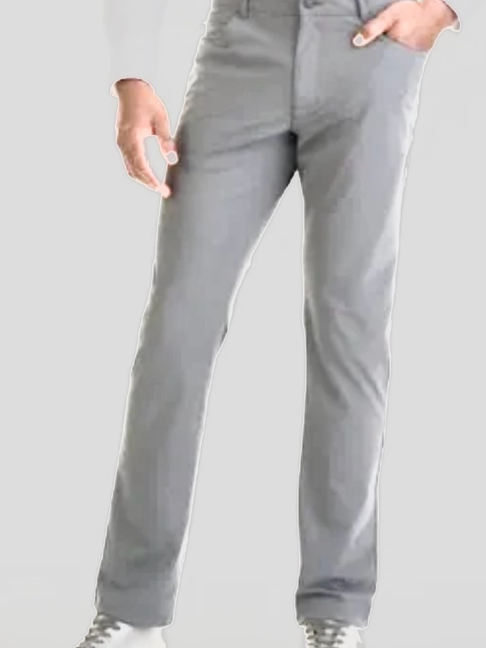 Van Heusen Light Gray Men's Flex  Pants 32 x 29
